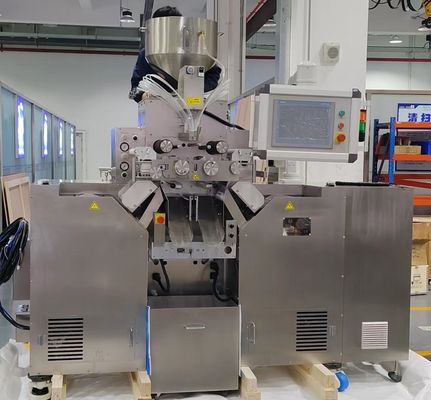 คุณภาพ  High Torsion Stiffness Soft Gel Capsule Machine with Harmonic Reducer 5.5kw 16 Plunges โรงงาน