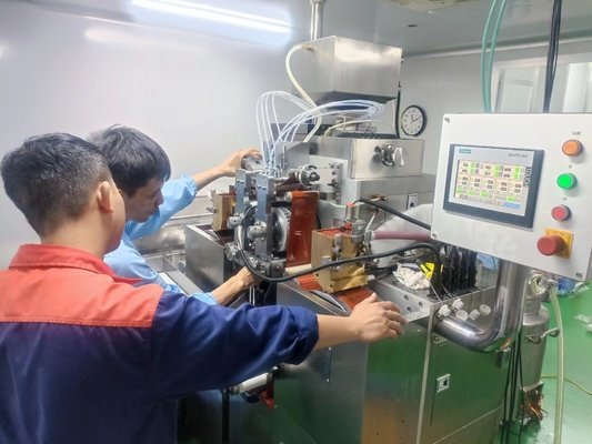 เครื่องกํากับ PLC การโยนกลอง เครื่องกระปุกอ่อนด้วยสแตนเลสเคลือบโครม