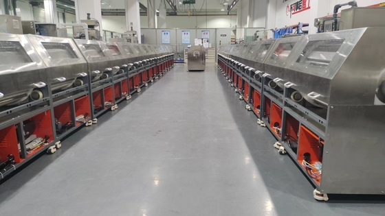 4200x800x1300mm Double Layer Rotary Cage เครื่องเป่าแคปซูลอ่อนๆ ด้วยถังทับเบลเลอร์ ความจุ 50kg