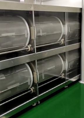 PLC Friendly Rotary Soft Capsule Drying Machine หน้าจอสัมผัสสําหรับการแห้ง 50 กิโลกรัม